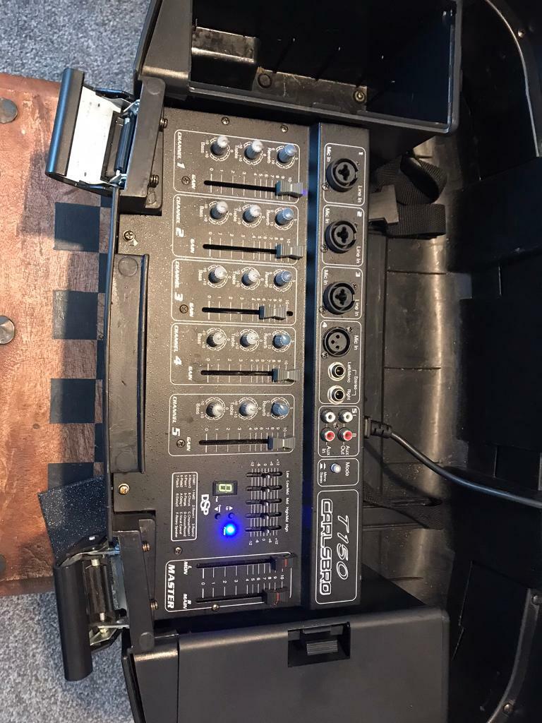 carlsbro t150 portable pa system